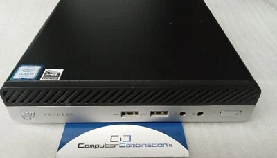 HP ProDesk 400 G4 Mini i5 8th Gen  @2.1 GHz 256GB SSD 8GB RAM  - Image 1 of 4