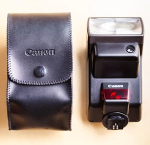 Canon Speedlite 300EZ Flash + Etui Cuir EOS 600 620 630 650 !! Super offre !! - Bild 1 von 5