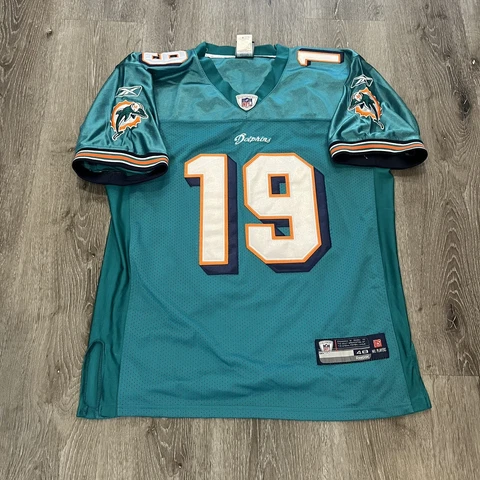 Miami Dolphins Brandon Marshall NFL Reebok Sewn Jersey Size Men’s 48 Cover