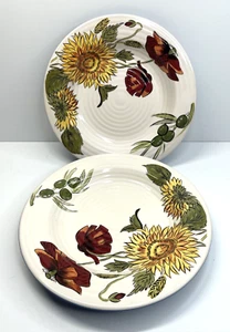 Pier 1 Imports Sunflower Fields Set of 2 Dinner Plates Pasta Plate 10.75" New - Picture 1 of 3