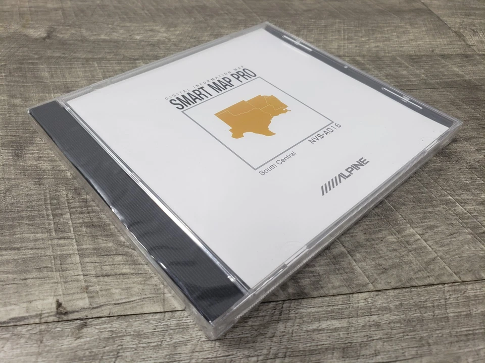 NEW/SEALED* Alpine NVS-A016 (South Central) CD-ROM Navigation Smart Map Pro Disc - Image 1 of 4