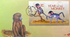 South Africa Stamps, First Day Cover, Year of the Monkey - dated 27/2/2004 - Picture 1 of 1