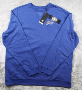 NFL Buffalo Bills Mens XL Blue Pullover Fleece Antigua Sports Football Team NWT - Picture 1 of 10