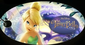Tinkerbell Walt Disney Colorful Aluminum Oval Keychain Key Chain NEW CUTE - Imagen 1 de 1