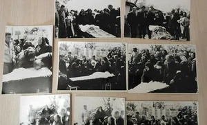 Set USSR photos post mortem Real Rare Vintag Memorial Antique - Picture 1 of 5