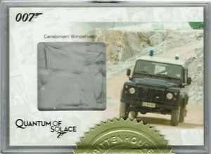 James Bond Heroes & Villains Relic Card JBR12 Carabinieri Windshield #115/333 - Picture 1 of 2