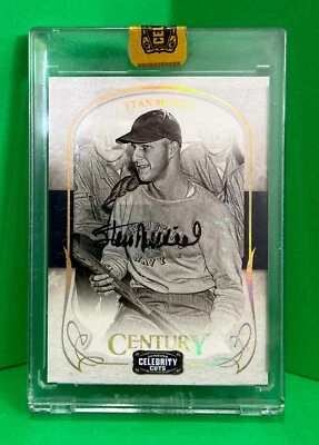⚾️Stan Musial 2008 Donruss Celebrity Cuts CENTURY GOLD #81 Autograph✏️ 66/100; - Image 1 of 2
