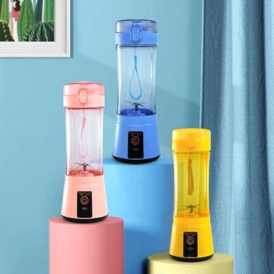 Licuadora portátil de frutas eléctrica taza de jugo aparatos de cocina para camping picnics  Foto 1 de 4