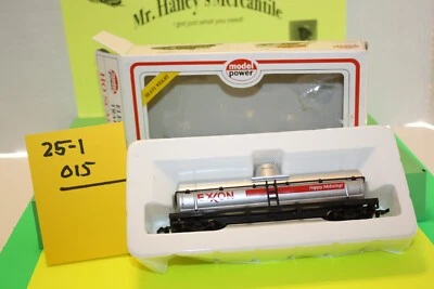 HO Model Power Old Stock Original Box Heavy Weight 40' Exxon tanker car - Image 1 of 4