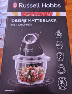 Russell Hobbs RHMFP5BLK Desire Mini Chopper Stainless Steel Australian Plug - Picture 1 of 9