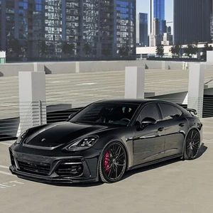 22" RF13 Roadforce Gloss Black wheels for Porsche Panamera V6 S 4S Turbo SET 4 - Picture 1 of 13