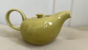 Vintage American Modern Green Russel Wright Teapot w/Lid STEUBENVILLE Pottery - Picture 1 of 19