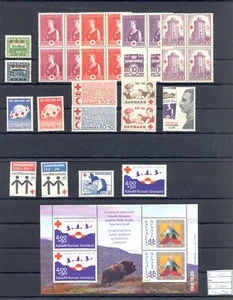 DENMARK GREENLAND 29 ST +1 BL. -RED CROSS-- MOST ** - VF - Picture 1 of 1