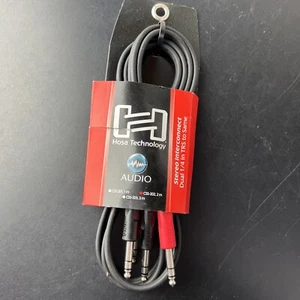 Hosa Dual TRS - TRS Patch Cable 6.6 ft. - Picture 1 of 3