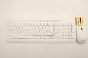 Lenovo IdeaCentre AIO 3-27ITL6 Aio 3-27ALC6 Wireless Keyboard Mouse 5KM1C40672 - Picture 1 of 3