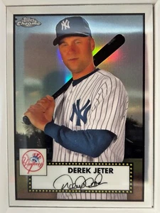 2021 Topps Chrome Platinum Anniversary - Derek Jeter #491 Refractor - Picture 1 of 2