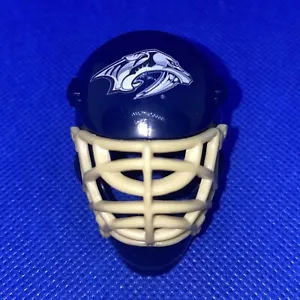 Nashville Predators Hockey Goalie Mini Helm Maske Franklin NHL 1,5" Navy Blau - Bild 1 von 11