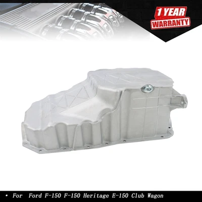 264-334 Engine Oil Pan For E150 Van E250 F150 Truck Ford F-150 E-150 Econoline - Image 1 of 4