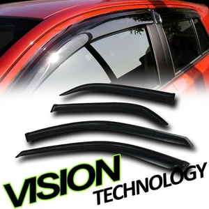 For 98-02 Accord 4 Door Sedan Jdm Rain/Wind Guard Shade Deflector Window Visors - Picture 1 of 2
