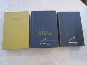 Ernest Hemingway Book Lot: Short Stories, Sun Also Rises, For Whom Bell Tolls HC - Picture 1 of 9