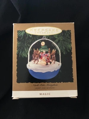 1993 Hallmark Keepsake Magic Ornament North Pole Merrython - Image 1 of 4