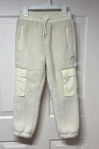 Kith Kids Faux Sherpa Cargo Sweatpants joggers Pants Size 7 Pockets Drawstring - Picture 1 of 8