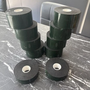 X8 Halfords Double Sided Tape 50mm x 5m - Strong Sticky Foam Black Tape Roll - Picture 1 of 8