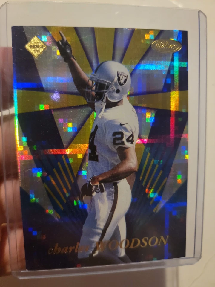 1998 Collector's Edge Masters Charles Woodson #RM28 - Rookie Raiders Michigan - Image 1 of 2