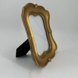 Vintage Gold Baroque Style 4x6 Picture Frame Ornate Decorative Tabletop - Picture 1 of 6