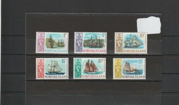 Norfolk Island 1967 SG78/83-7 1v=MM/5v=NHM Ships-La Boussole and l'Astrolabe, 17 - Image 1 of 1