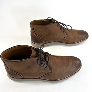 Johnston & Murphy Men’s Sz 11 M Copeland Chukka Boots Brown Sheepskin MemoryFoam - Picture 1 of 11
