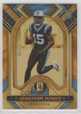 2023 Panini Gold Standard Rookies Citrine /30 Jonathan Mingo #156 Rookie RC - Image 1 of 2