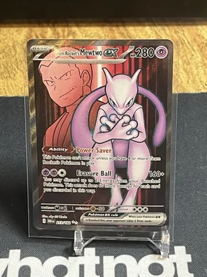 Team Rocket's Mewtwo ex - SV10: Destined Rivals 213/182 Holo NM Full Art - Image 1 of 2