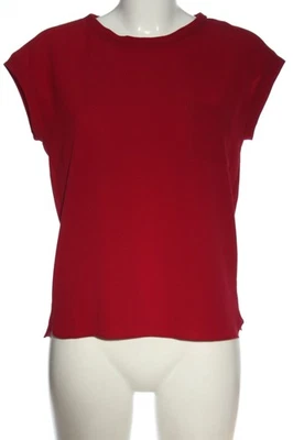 MANGO BASICS Blusa de manga corta Mujeres Blusa Talla EU 34 rojo - Imagen 1 de 4