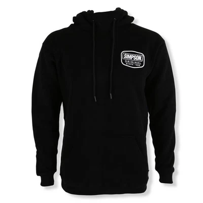 Moletom com capuz Simpson Racing 44109XL logotipo original - Adulto GG - Preto - Cada - Imagem 1 de 4