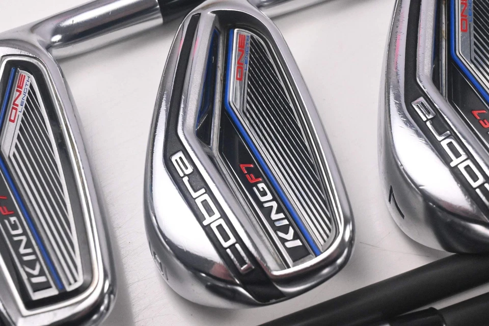 Cobra King F7 One Length Irons / 5-PW+SW / Regular Flex Fujikura Pro 63i Shafts - Image 1 of 4