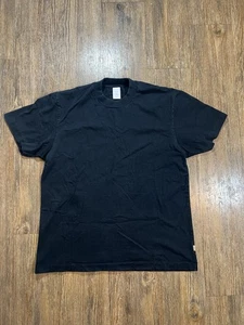 Camiseta Jjjjound Edición Estándar Negra en Blanco Para Hombre Pequeña Puntada Única - Imagen 1 de 9