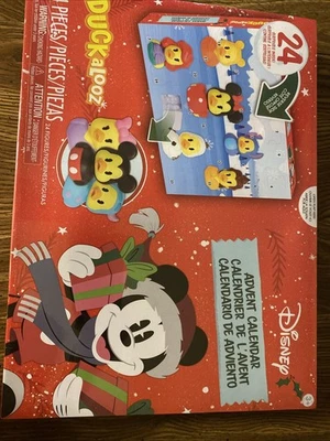 DISNEY DUCKALOOZ CHRISTMAS ADVENT CALENDAR 24 Surprise Duck Figures 2025 NIB!!! - Image 1 of 4