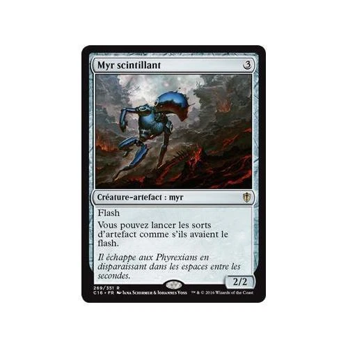 Mtg Magic: Playset (4x) Shiny Myr Commander 2016 Vf Fast Shipping - Image 1 of 1