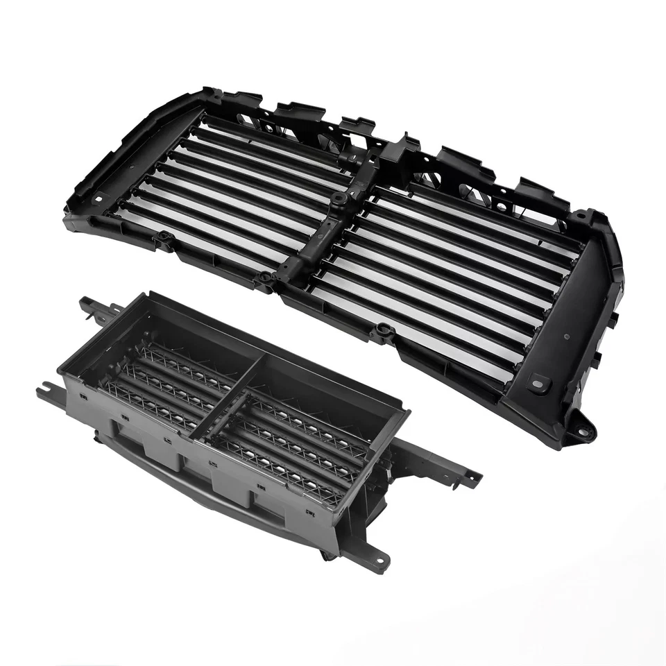 Conjunto de obturador de aire de rejilla de radiador superior e inferior para Ford F-150 2015-17 3,5 L V6 Foto 1 de 4