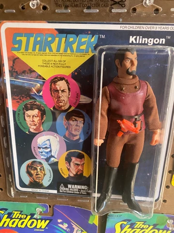 Star Trek Retro Mego Diamond Select 8” KLINGON Action Figure MIP Cover