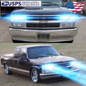 For Chevy C/K Pickup Silverado Suburban Tahoe 1994-1998 4X LED Headlight Bulb GL - Picture 1 of 12