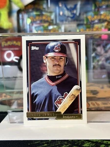 1992 Topps Chris James Cleveland Indians #709 - Picture 1 of 6