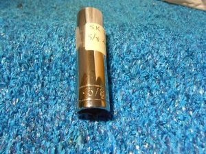 SK Hand Tools 40820 1/2" Dr. 5/8" 12pt Deep Fractional Chrome Socket USA SK-26 - Imagen 1 de 5