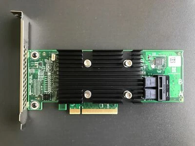 HBA330 w/CABLE SAS3008 LSI 9300-8i IT MODE ZFS PC UNRAID TRUENAS DELL 12Gb/s - Image 1 of 4