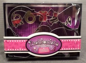Fashionista Cortadores de Galletas 5 piezas Set Nuevo en Paquete Zorro Run Varios Tamaños Cartera Anillo de Vestir - Imagen 1 de 3