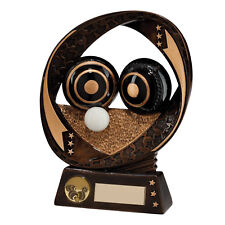 Resin Typhoon Lawn Bowls Trophies Awards 3 sizes FREE Engraving