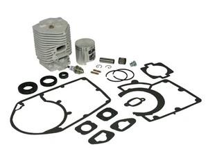 Kit de cylindres convient pour Stihl 050 AV 051 AV 52 mm jeu d'étanchéité, bougie d'allumage cylindre - Photo 1/1
