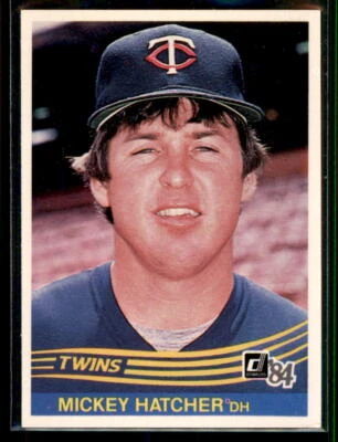 1984 Donruss Mickey Hatcher #147 Minnesota Twins - Image 1 of 2