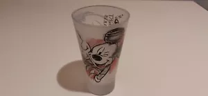 Micky Mouse Frosted Glass Disneyland Resort Paris made in france Disneyana 15cm - Picture 1 of 7
